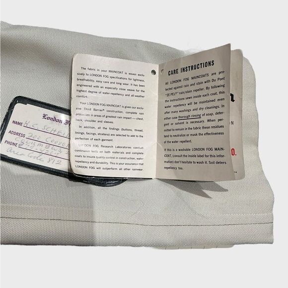 London Fog Trench Coat Vintage 70s - Picture 10 of 10